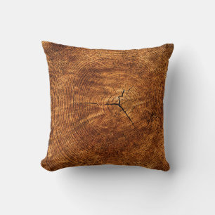 Coussin Structure annuelle de la texture des arbres des an