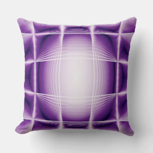 Coussin Structure géométrique bleue