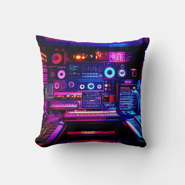 Coussin Studio de musique (Recto)