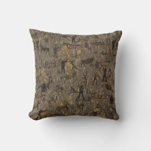 Coussin Style ancien et moderne, camouflage basket haut de