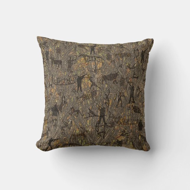 Coussin Style ancien et moderne, camouflage basket haut de (Recto)
