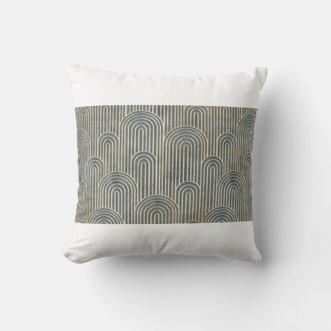 Coussin Style Art déco design luxe géométrique sans faille (Recto)