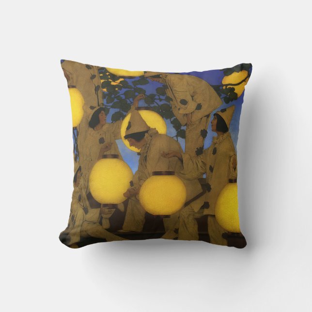 Coussin style artistique de Maxfield Parrish (Recto)