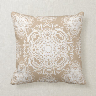 Coussin Style Damas vintage Motif Floral