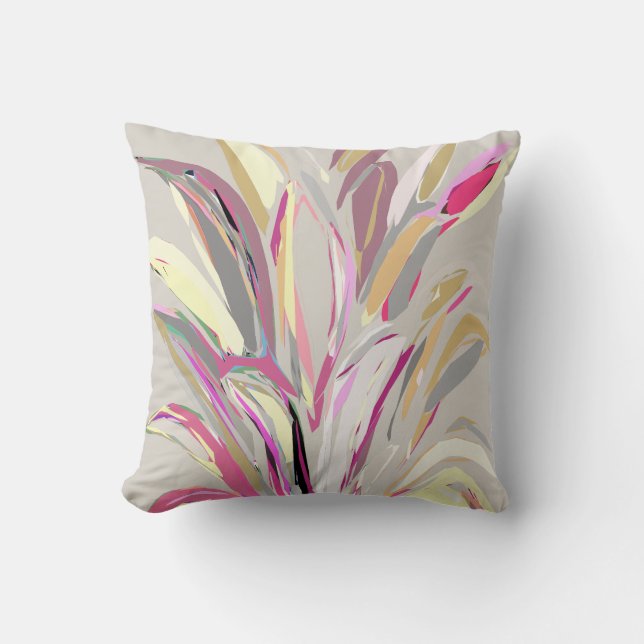 Coussin Style d'art vectoriel Plante tropical Abstrait (Recto)