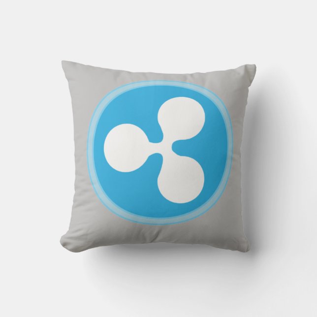 Coussin style de crypto ripple  (Recto)