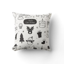 style de Noël noir et blanc