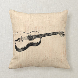 Coussin Style de papier classique de guitare acoustique
