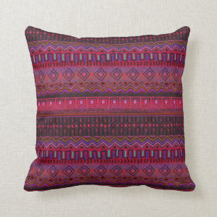Coussin Style de tissu de boue africaine Boho