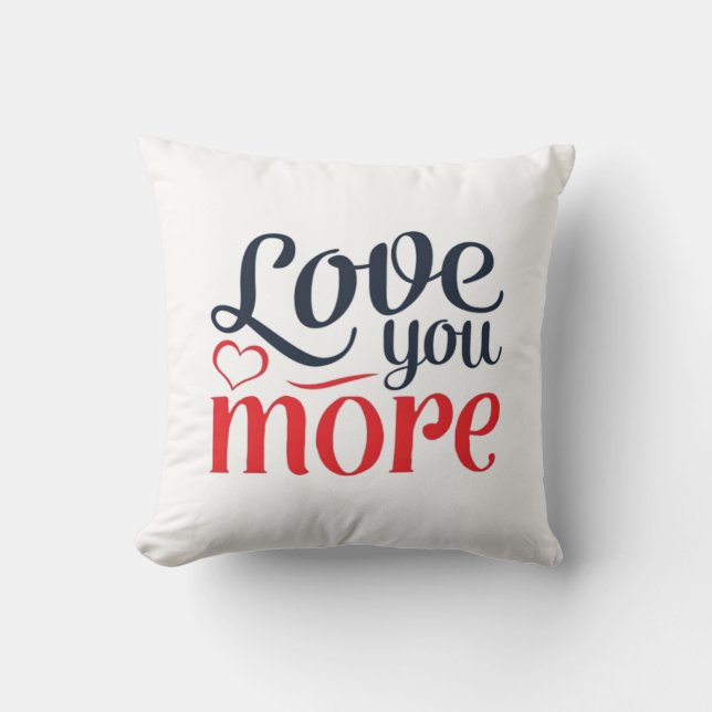 Coussin Style Détail Subtil Amour Plus  (Recto)