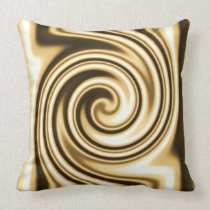 Coussin Style doux de tribal de remous de spirale de foyer