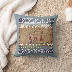 Coussin Style Égyptien, Culture Vintage Égyptienne Ancienn