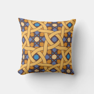 Coussin Style ethnique Abstrait Motif de mosaïque