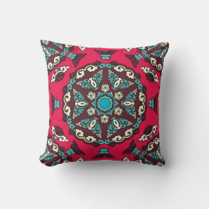 Coussin Style ethnique motif sans charme. Décor vintage
