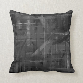 Coussin Style gris-foncé de peinture