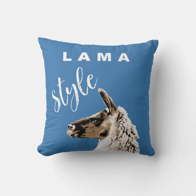 Coussin Style Lama (Recto)