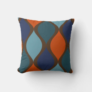 Coussin style les années 70 rétro mod style années 60 d