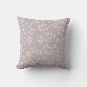 Coussin Style Lilac Floral Motif Moderne Agritourisme