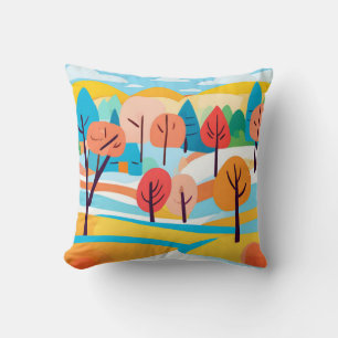 Coussin Style minimaliste Paysage Abstrait