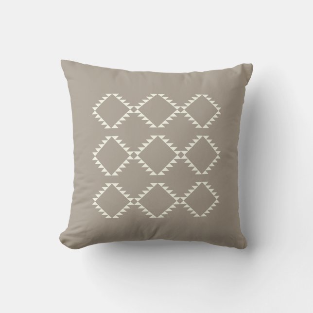 Coussin Style Moderne Agritourisme Géométrique Rustique Ta (Recto)