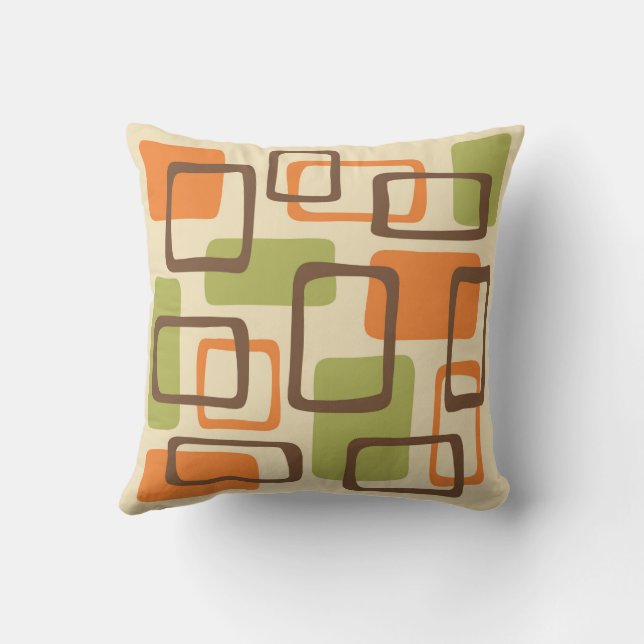 Coussin Style moderne du milieu du siècle (Verso)
