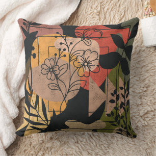 Coussin Style Moderne en Terracotta