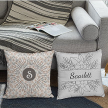 Style mystique monogramme personnalisé Boho