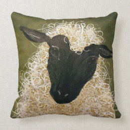 Coussin "Style primitif/mouton" JETER LE COULEUR