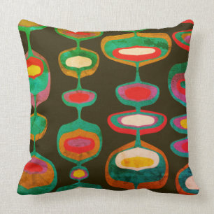 Coussin Style rétro des années 60 les années 70 déco m