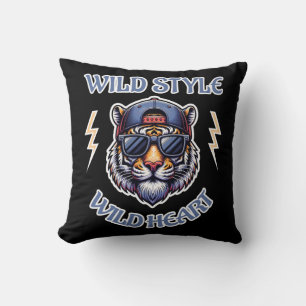 Coussin Style sauvage, Coeur sauvage