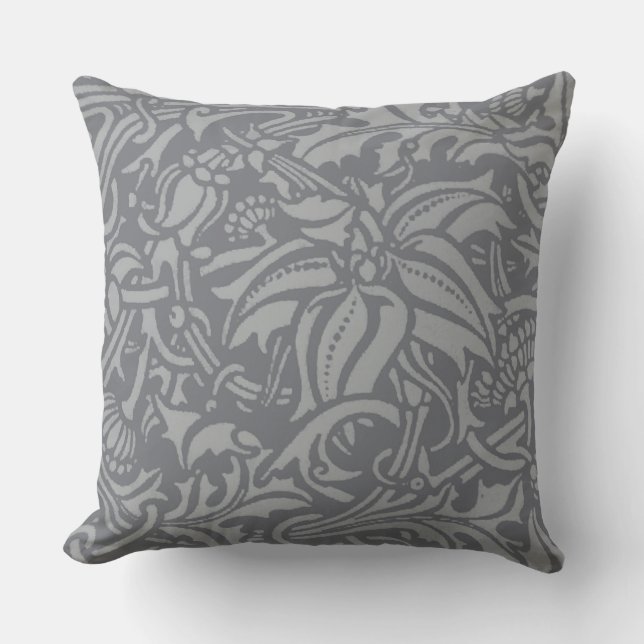 Coussin Style Scottish Thistle Knot William Morris (Recto)