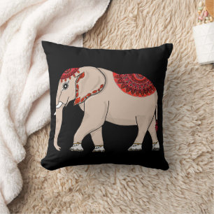 Coussin Style thaïlandais éléphant