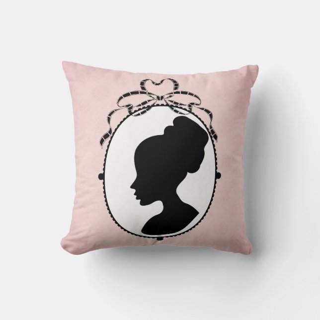 Coussin Style victorien 60s Caméo (Recto)