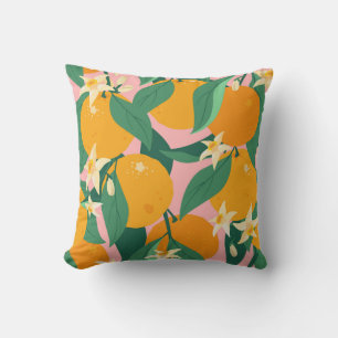 Coussin Style Vintage à main Citrus