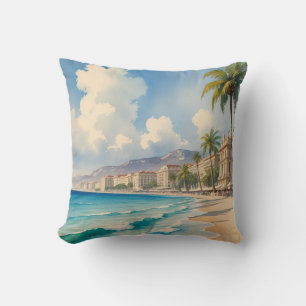 Coussin Style vintage Monte Carlo Beach Travel