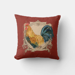 Coussin Style vintage Pays Français Rustique Barne Rooster