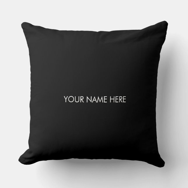 Coussin Stylish chic trendy cool elegant black and white (Recto)