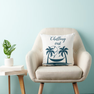 Coussin Stylo Chilling Out Palm Trees Hammock