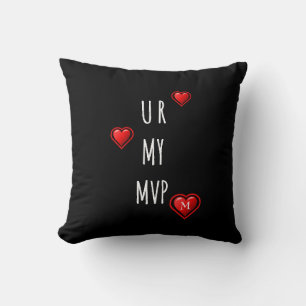 Coussin Stylo Valentine U R MY MVP Monogramme