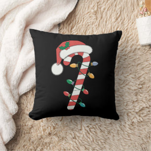 Coussin Sucre de canne de Noël Père Noël Xmas Enfants