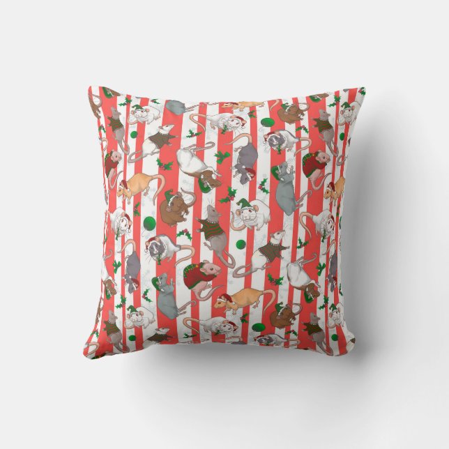 Coussin Sucre de canne Pet Rattie Noël! (Verso)
