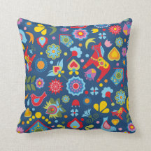 Coussin suédois de Scandi de jardin d'art