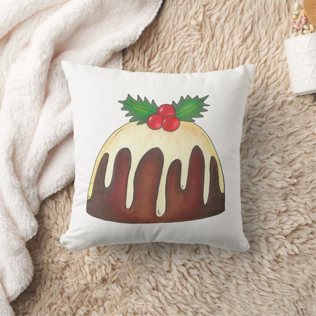 Coussin Sugar Plum Pudding Vacances de Noël (Couverture)