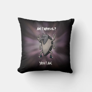 Coussin Suis-je Webad Heavy Metal Cartoon