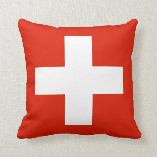 coussin suisse de drapeau de pays de la Suisse