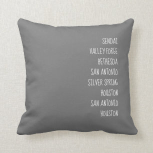 Coussin Suivez le parcours de votre vie ! Personnalisé