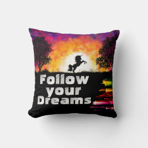 Coussin Suivez vos rêves