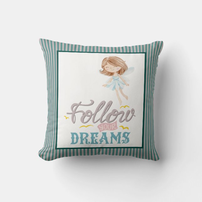 Coussin Suivez vos rêves Fairy (Recto)