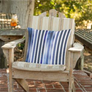 Coussin Summer Popular Navy Blue Boat Stripes Collection