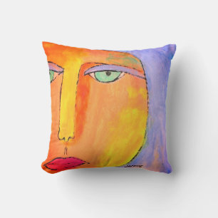 Coussin Sun Abstrait Art